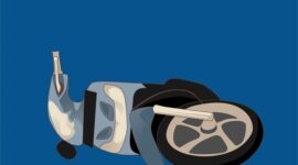 Ilustrasi Kecelakaan Motor. (Dok. Heijakarta.com/M Rifai Azhari)