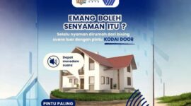 KODAI DOOR sebuah inovasi terdepan dari PT Graha Sentra Artha, kembali hadir di ajang bergengsi Indo Build Tech 2024 di Hall 5 Booth 5-B-7 berlangsung dari tanggal 12 hingga 16 Juni 2024 di ICE BSD. (11/6/24)
