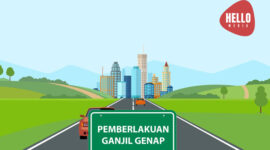 Ilustrasi Peraturan Ganjil Genap. (Dok. Hello.id/Rifai Azhari)